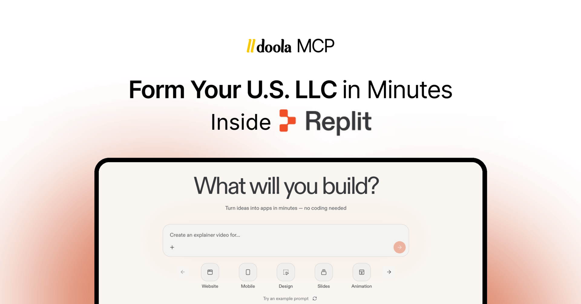 doola MCP in Replit: Form Your US LLC With Replit Agent