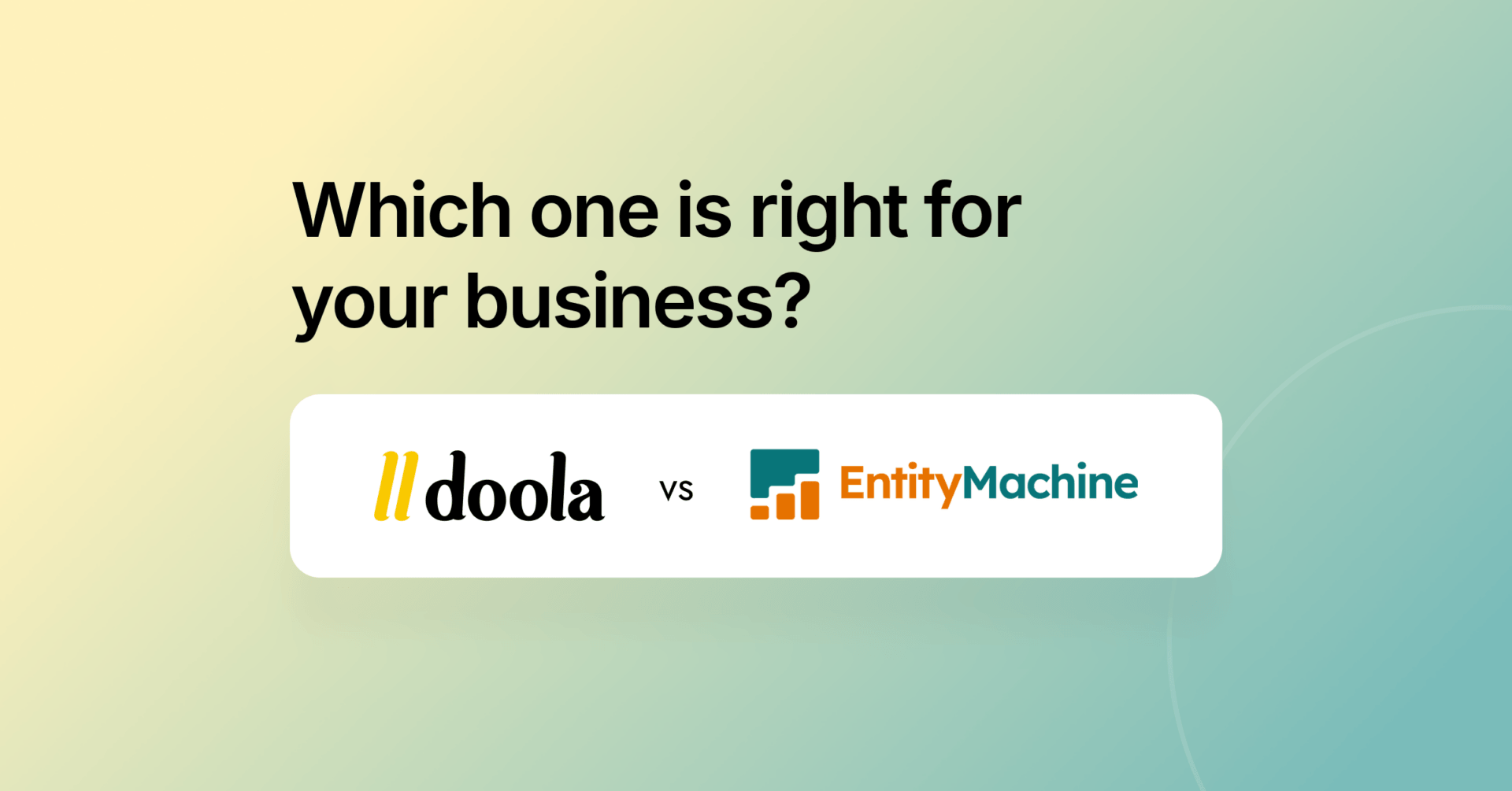 doola vs. EntityMachine: Volume Fulfillment or Formation Infrastructure?